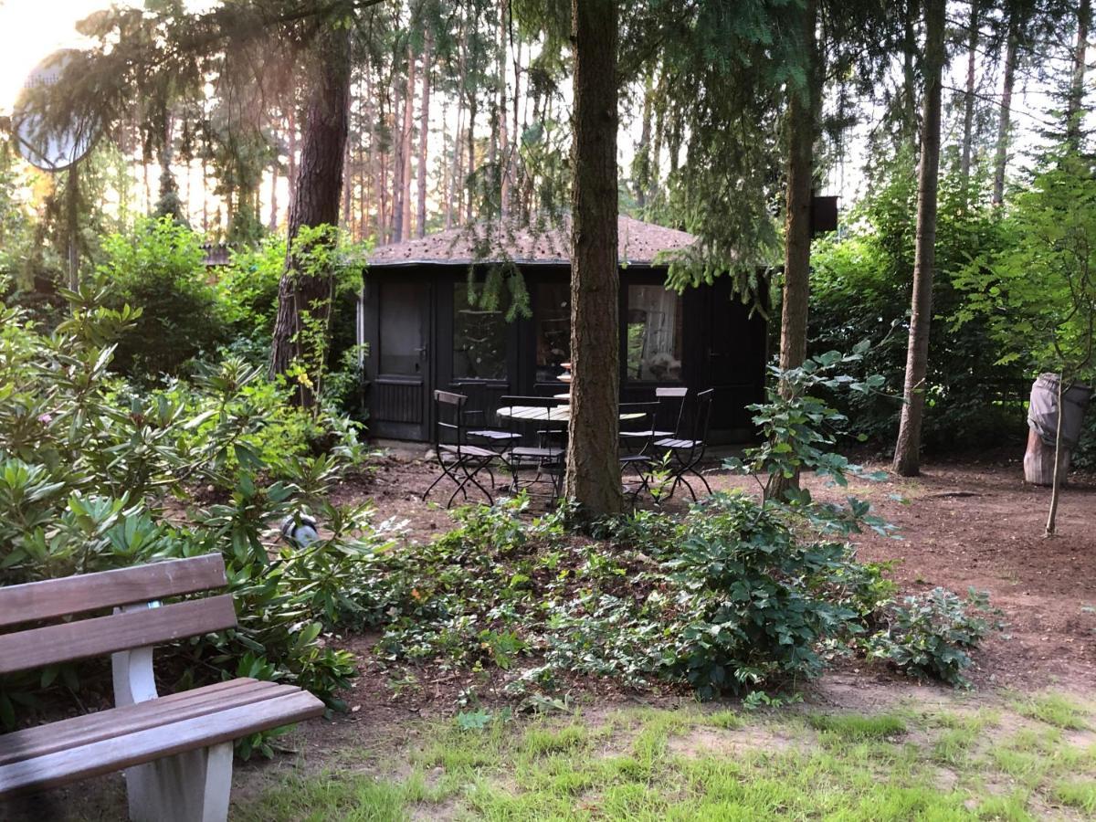 Ferienhaus Reetdach 1300Qm Privatgrundstueck Bootssteg Sauna Templin Luebbesee Uckermark Erholung Pur Seenplatte Petersdorf  外观 照片