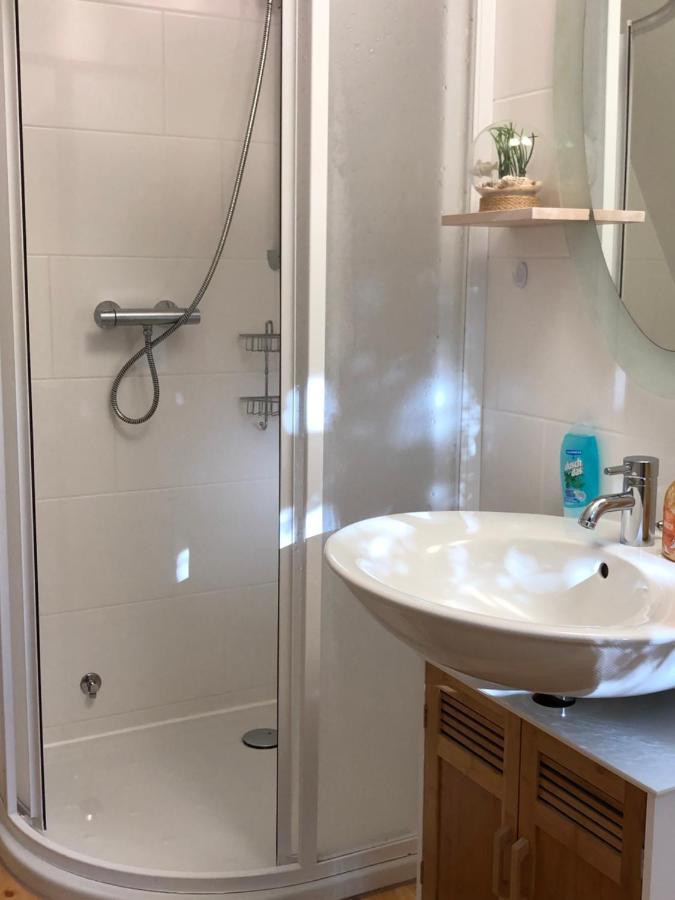 Ferienhaus Reetdach 1300Qm Privatgrundstueck Bootssteg Sauna Templin Luebbesee Uckermark Erholung Pur Seenplatte Petersdorf  外观 照片